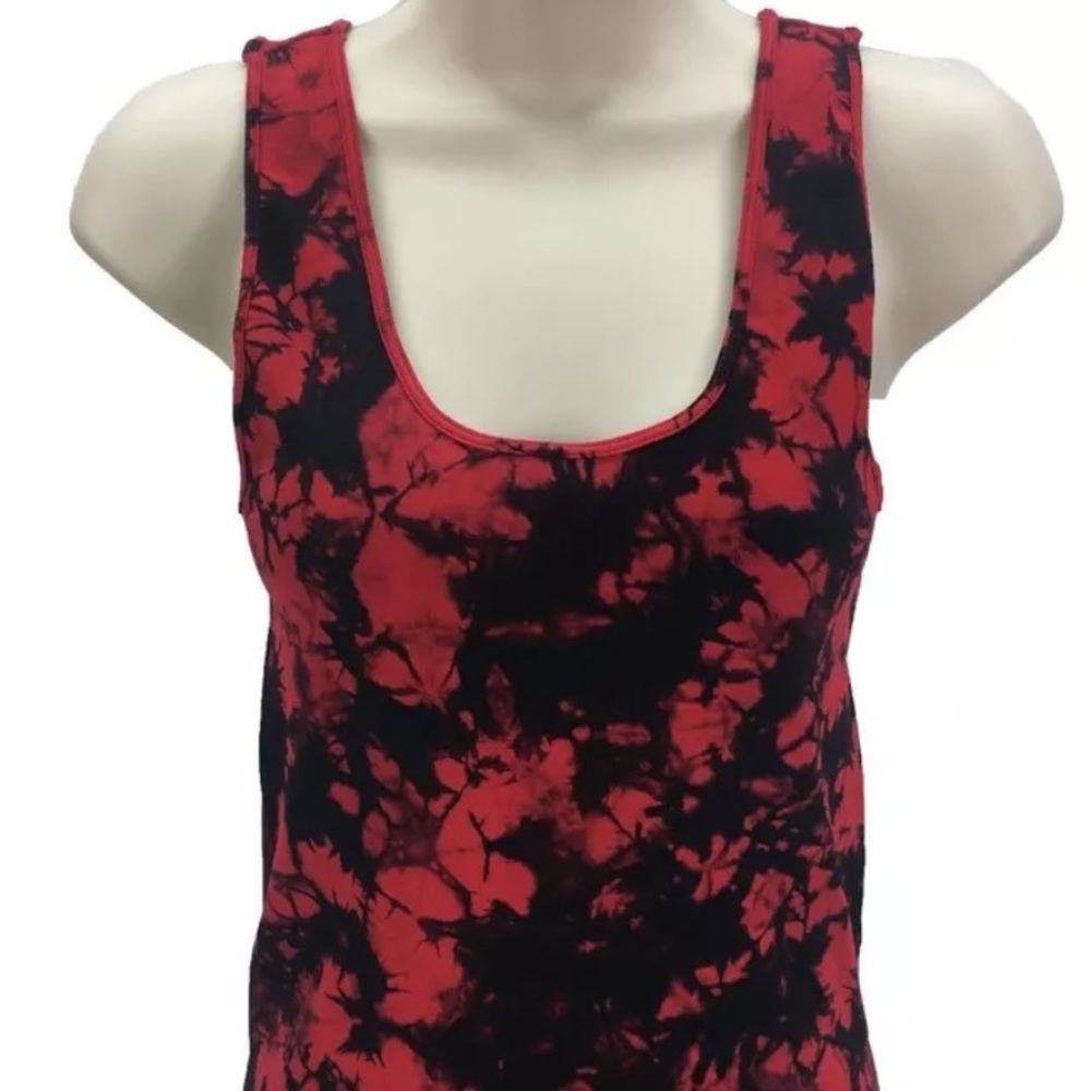 Skinnytees One Size Seamless Tank Top Tie Dye